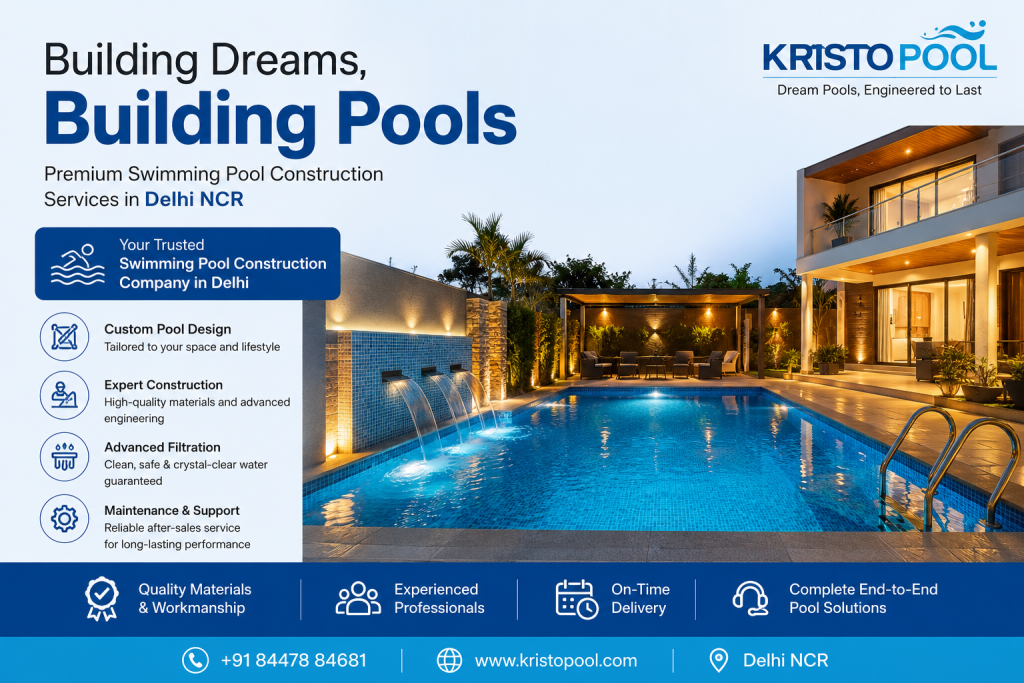 Swimming Pool Construction Company in Delhi