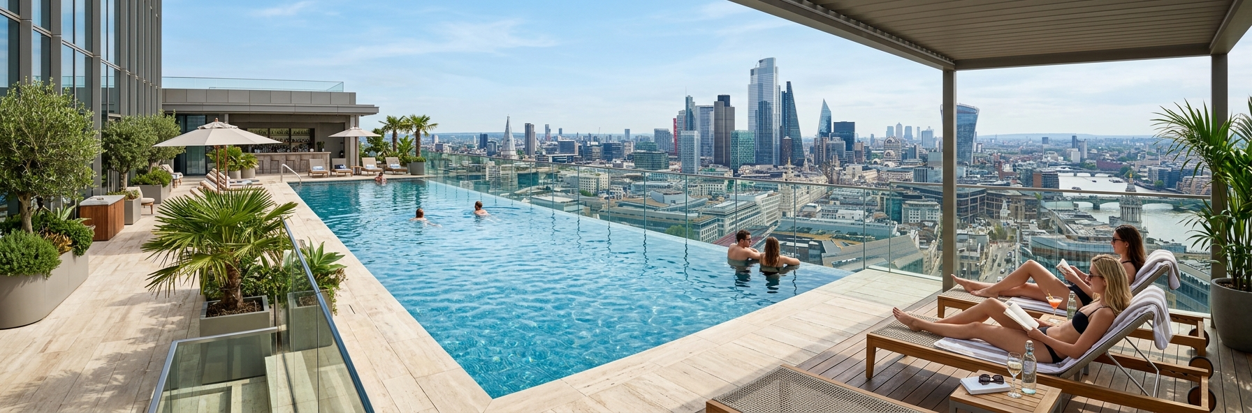 Rooftop Swimming Pool Construction Delhi